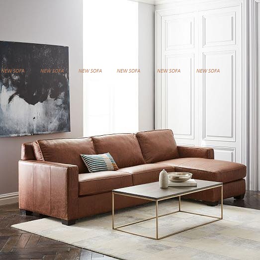sofa da thật